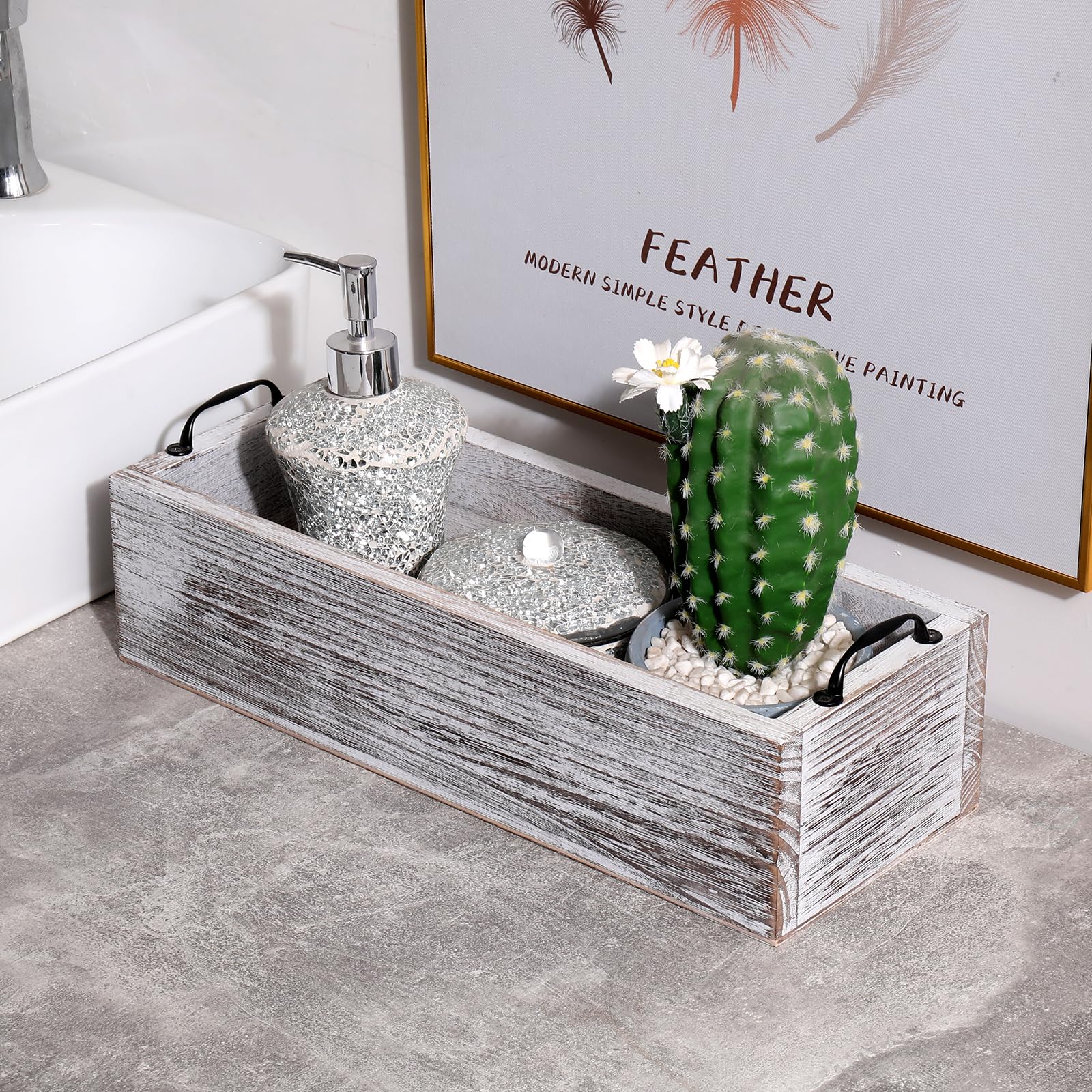 Photo 1 of MLIJAXI Bathroom Decor Box with Metal Handles