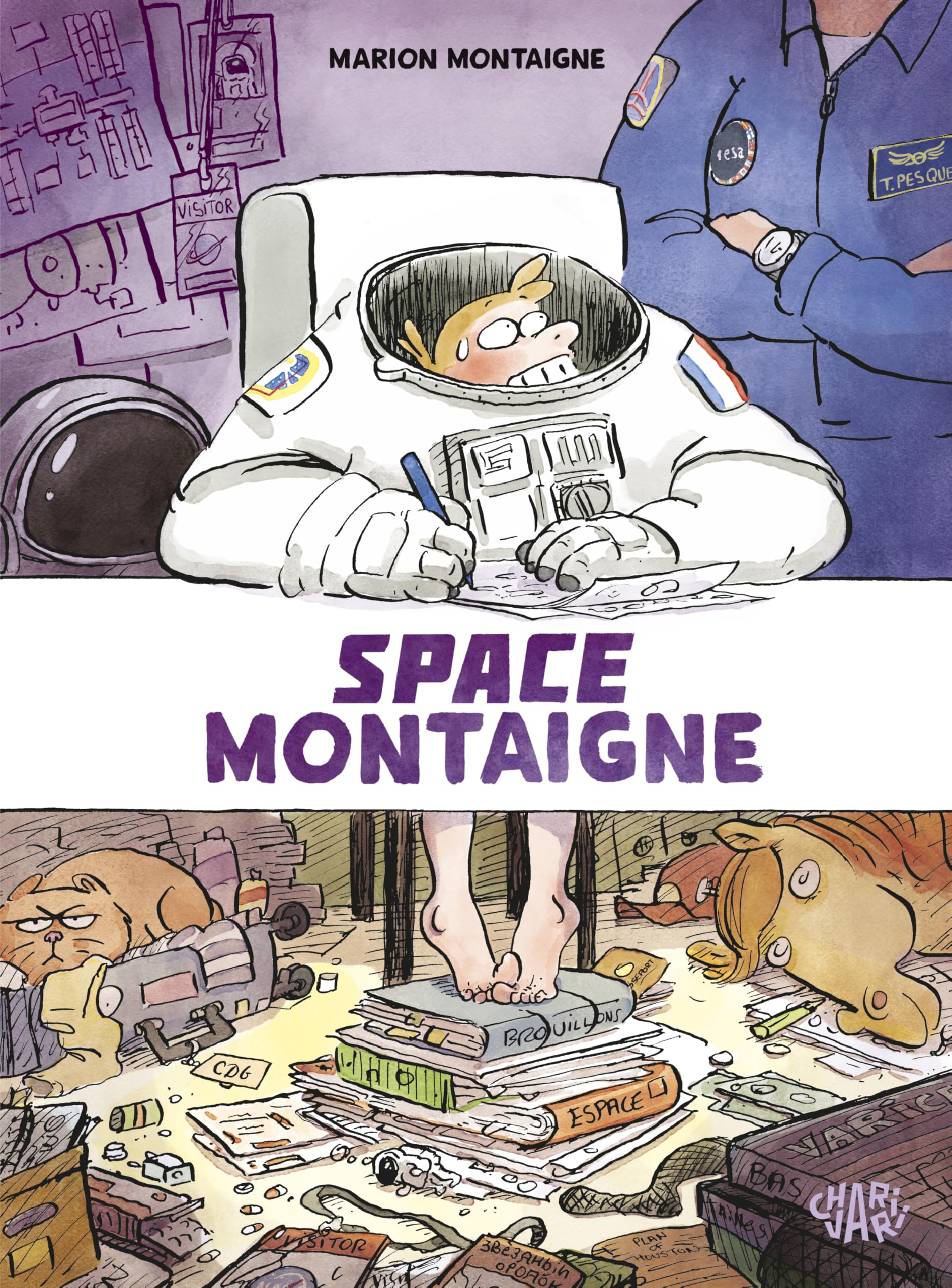 Space Montaigne - Marion Montaigne - Charivari - cartonné - Bande dessinée