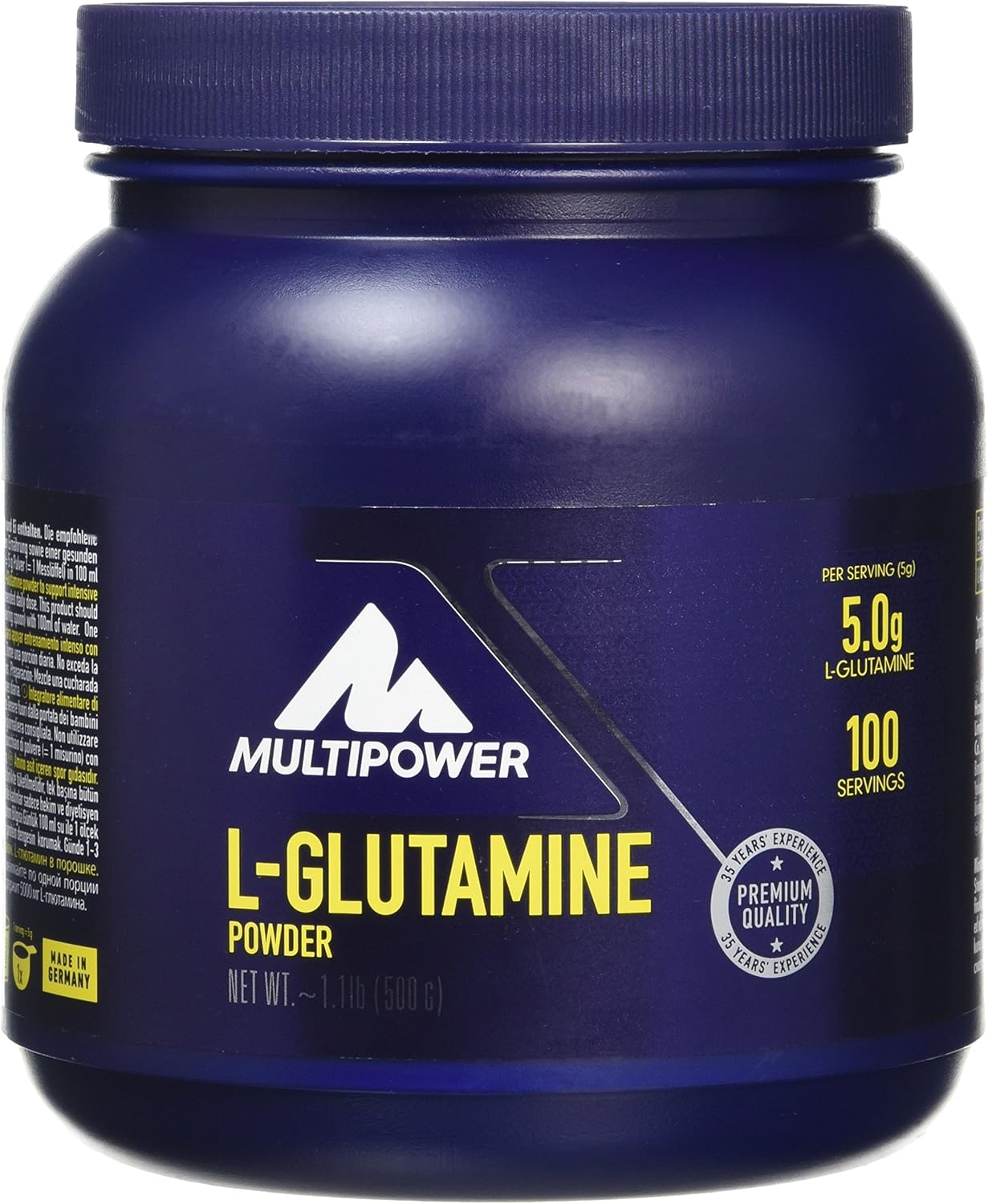 Multipower 500 g LGlutamine Powder Amazon.co.uk Health & Personal Care