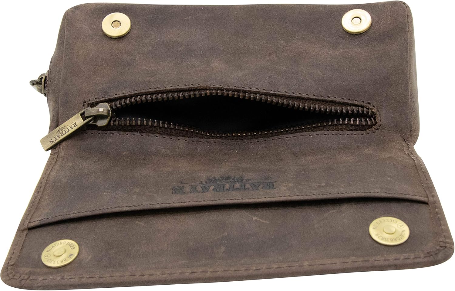 Rattray's Leather 1 Pipe Combo Pouch - Brown