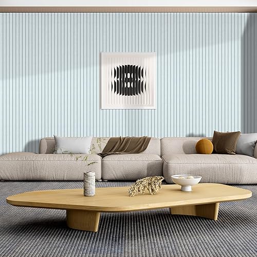 Miniatura 5 de Paquete de 10 paneles acústicos grandes de espuma a prueba de sonido de 48 x 24 x 0.4 pulgadas para pared, amortiguación del ruido, de alta calidad,