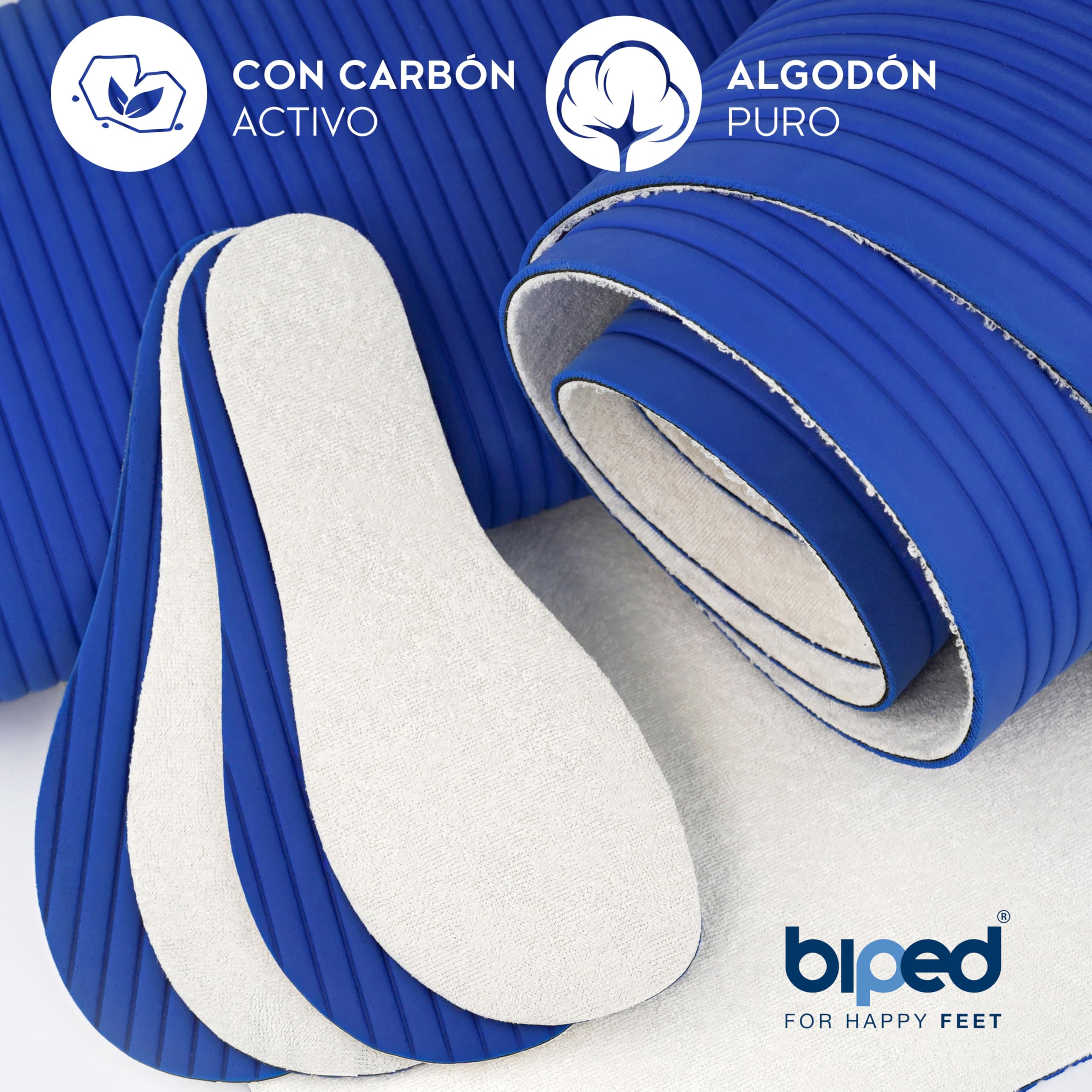 MANJARIN biped minimal sole plantillas para minimal shoes barefoot shoes algodón auténtico carbón activo 39