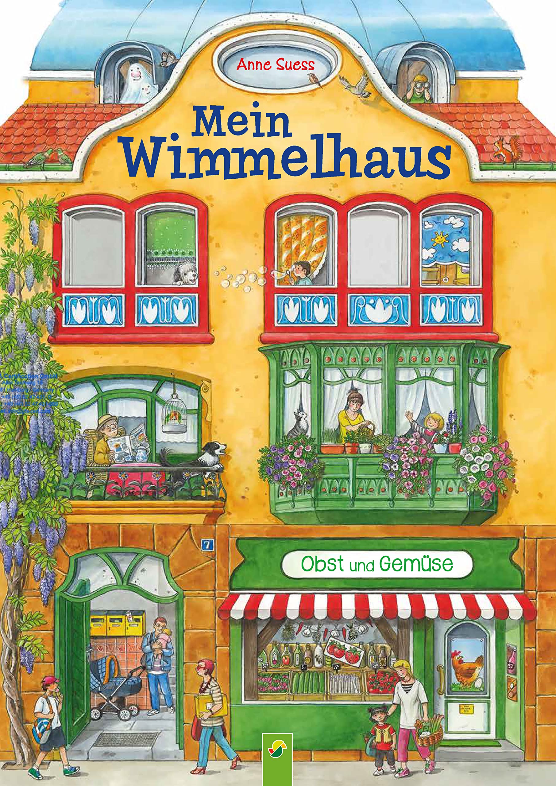 Mein Wimmelhaus. Liebevoll illustriert von Anne Suess: Wimmel-Bilderbuch für Kinder ab 3 Jahren