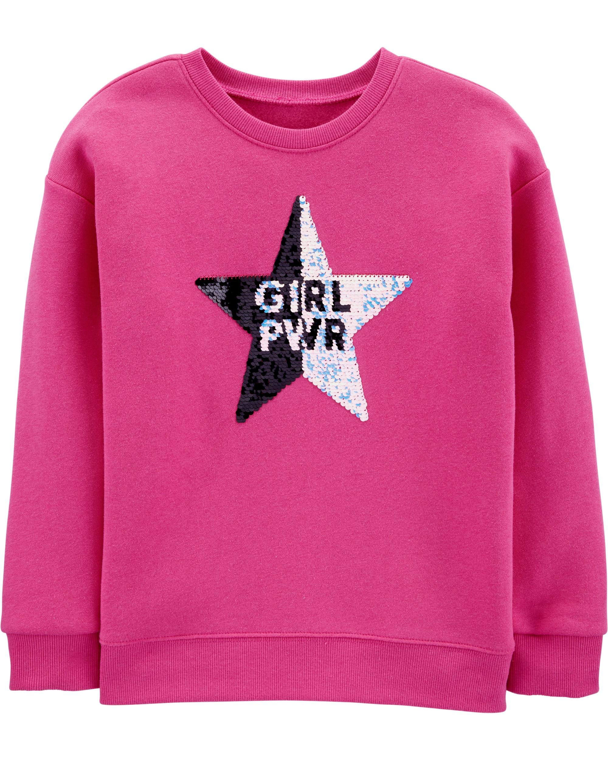 Oshkosh B'Gosh Flip Sequin Pullover Camisa para Niñas