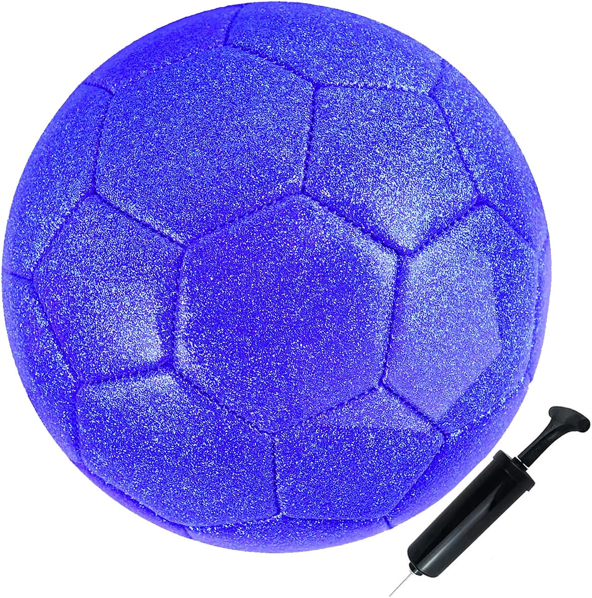 Balón de fútbol Regalo brillante Tamaño 3 4 5 Entrenamiento de práctica Viene con bomba y aguja