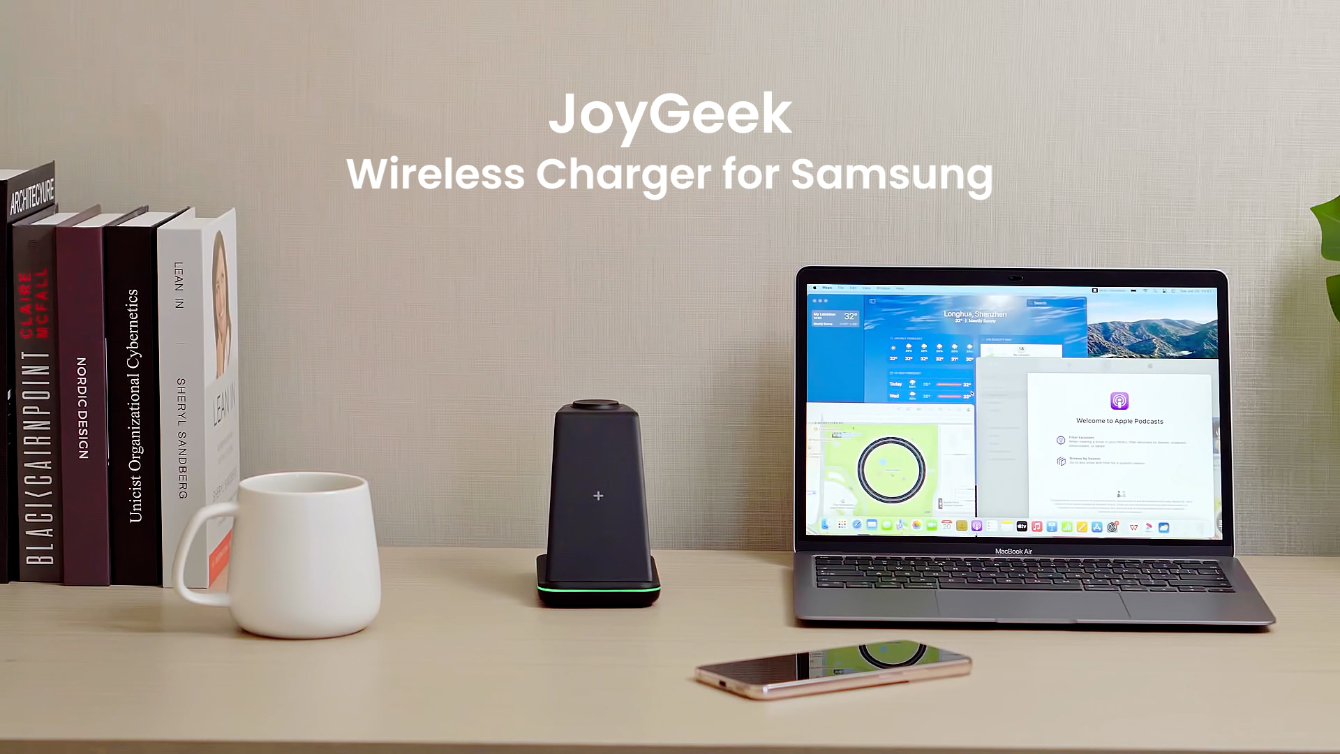 Amazon.com: Wireless Charger for Samsung&Android: JoyGeek 3 in 1
