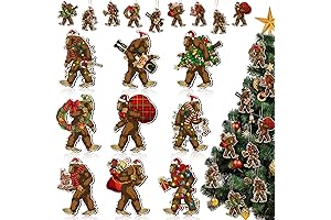Sasquatch Christmas Tree Ornaments - A Whimsical Addition to Your Holiday Festivities
