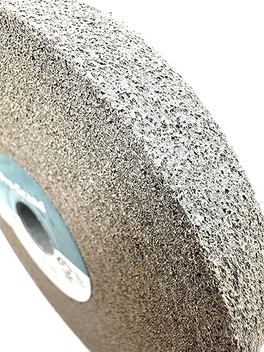 Miniatura 97 de EXL 09549 - Rueda de desbarbado, 6 x 1 pulgada x 1 pulgada fina, carburo de silicio, rueda de desbarbado, acabado y pulido de metal, convoluto, 09549