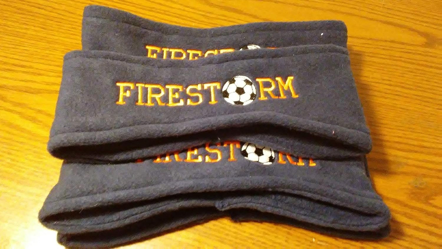 Custom Fleece Headband Ear Warmer – Personalized Monogram or Name or Team/School