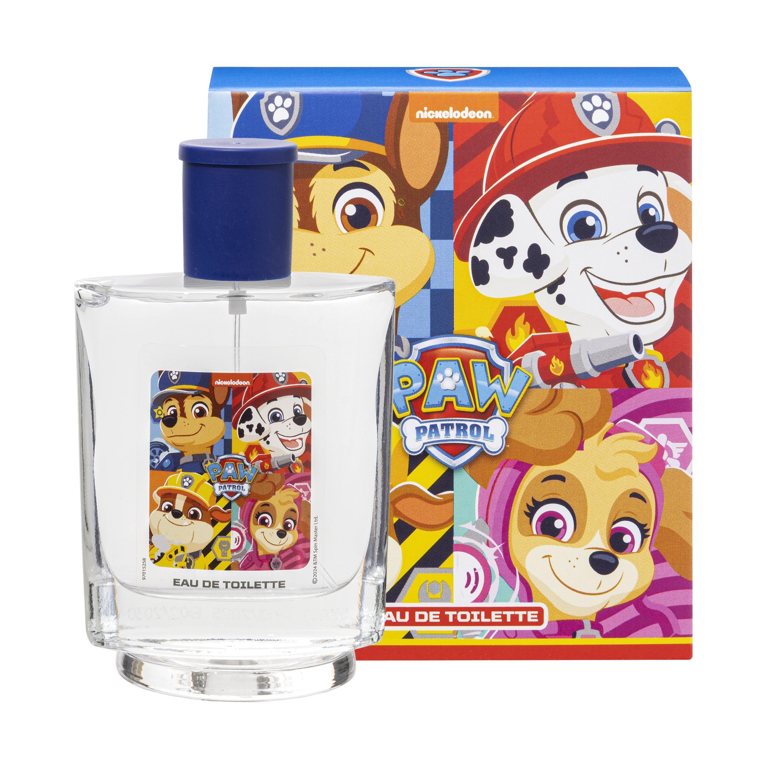 Corine de Farme, Eau de Toilette 50 ml per bambini, Pat Patrol – Fragranza fresca con note di limone, arancia, menta e mughetto, ideale per ragazzi e ragazze, profumo avventuroso e divertente