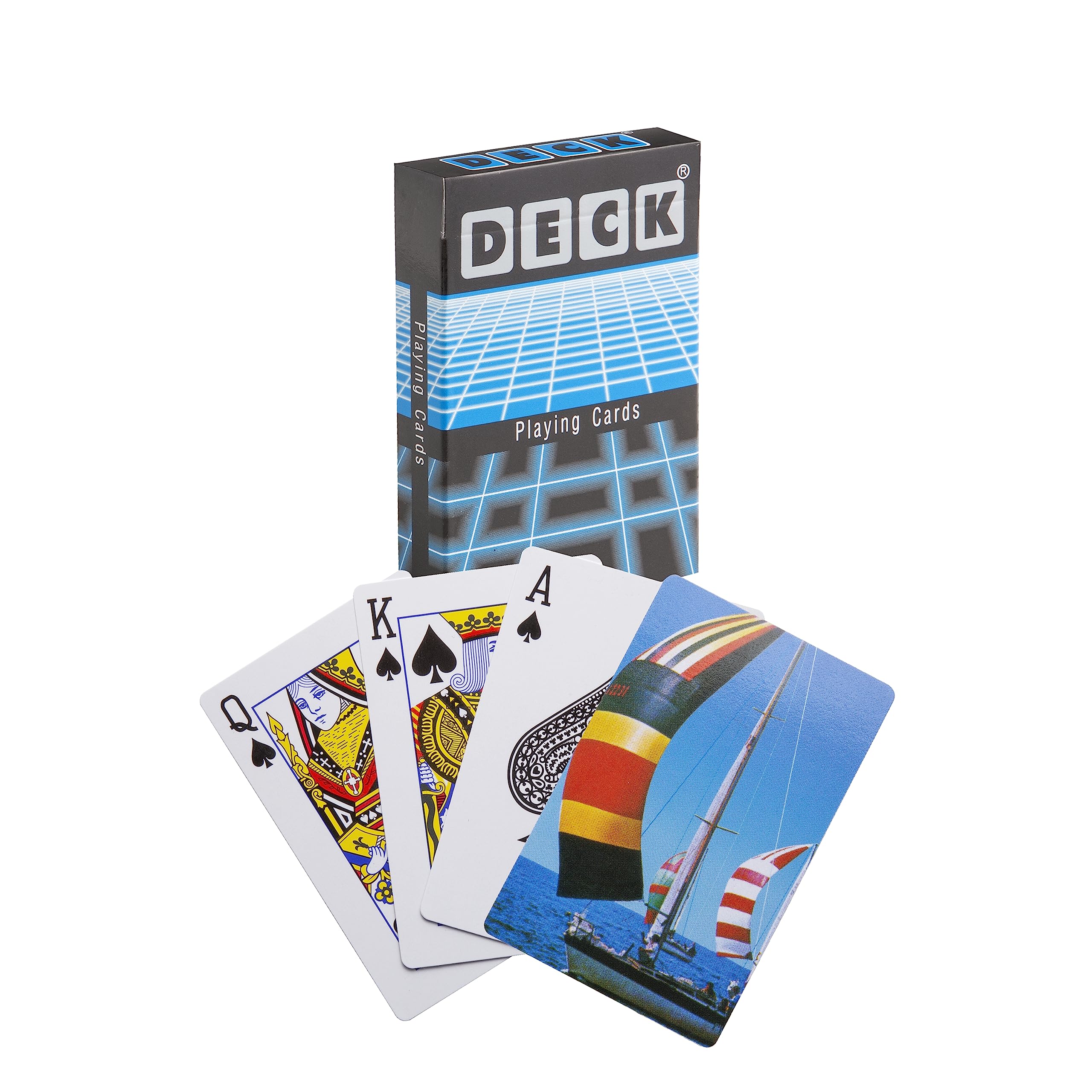 DECK Paper Playing Cards (Set of 12), Bridge Size, Multicolor