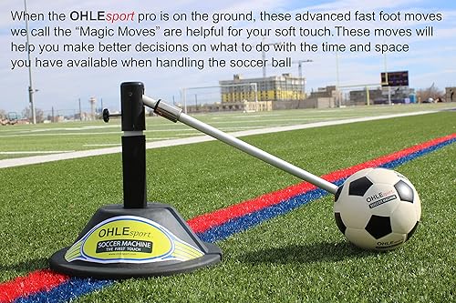 Miniatura 5 de OHLEsport Pro Soccer Training Aid. Reconocido internacionalmente, clasificado entre las 10 mejores ayudas de entrenamiento de fútbol para 2022.