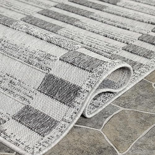 Miniatura 6 de SUPERIOR Alfombra de área para interiores y exteriores, perfecta para patio, dormitorio, cocina, lavandería, entrada, oficina, sala de juegos,