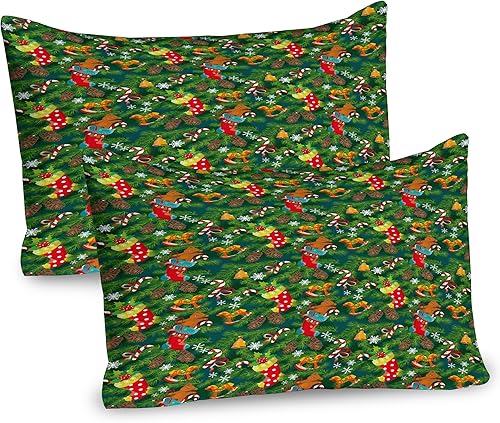 Miniatura 10 de Ambesonne Funda de almohada con diseño de calavera de azúcar, inspirada en Calavera, diseño de gatos negros ornamentados, estilo mexicano,