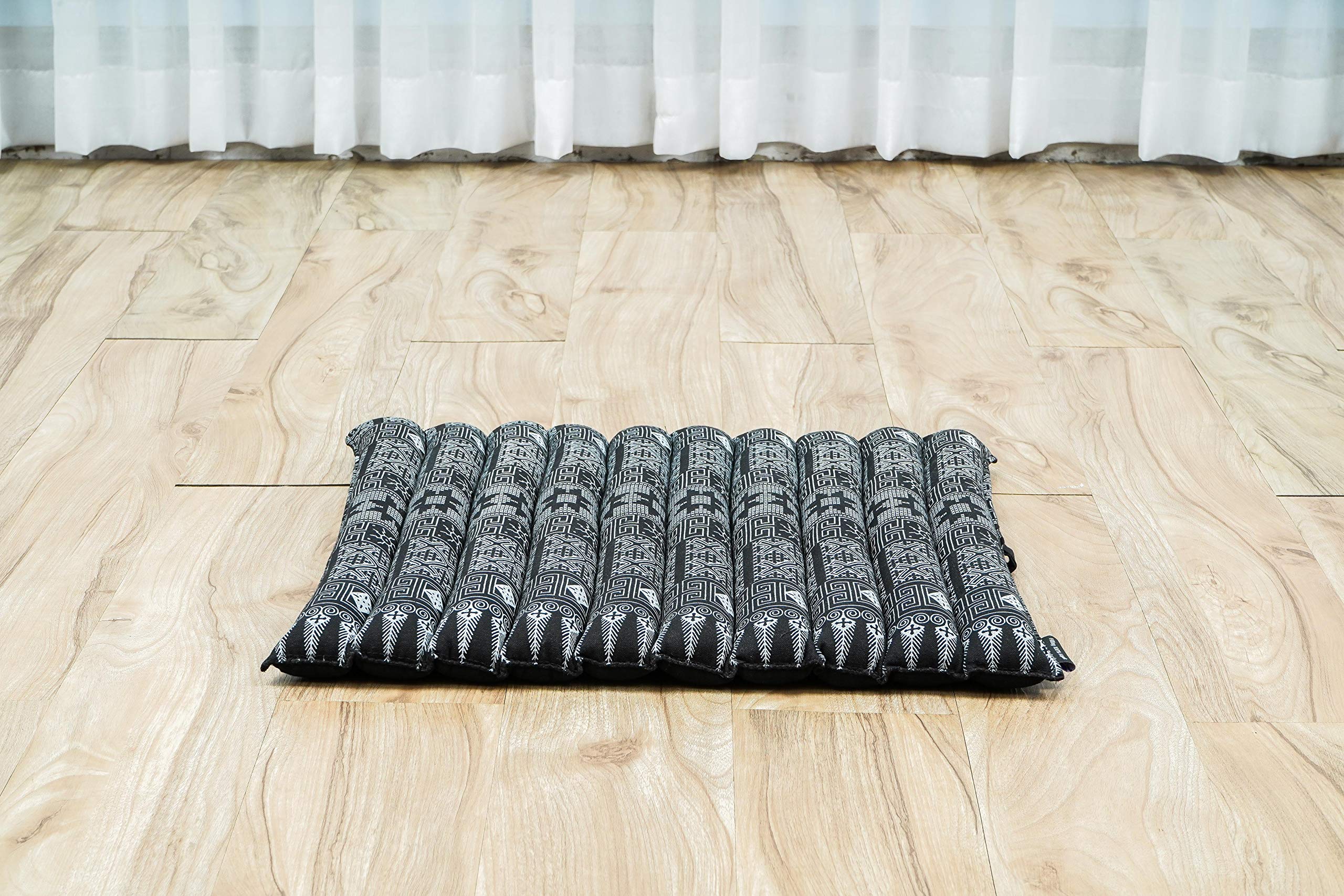 Leewadee Set Méditation Compact Zafu & Zabuton - Petit Coussin Kapok Yoga Zen Zazen