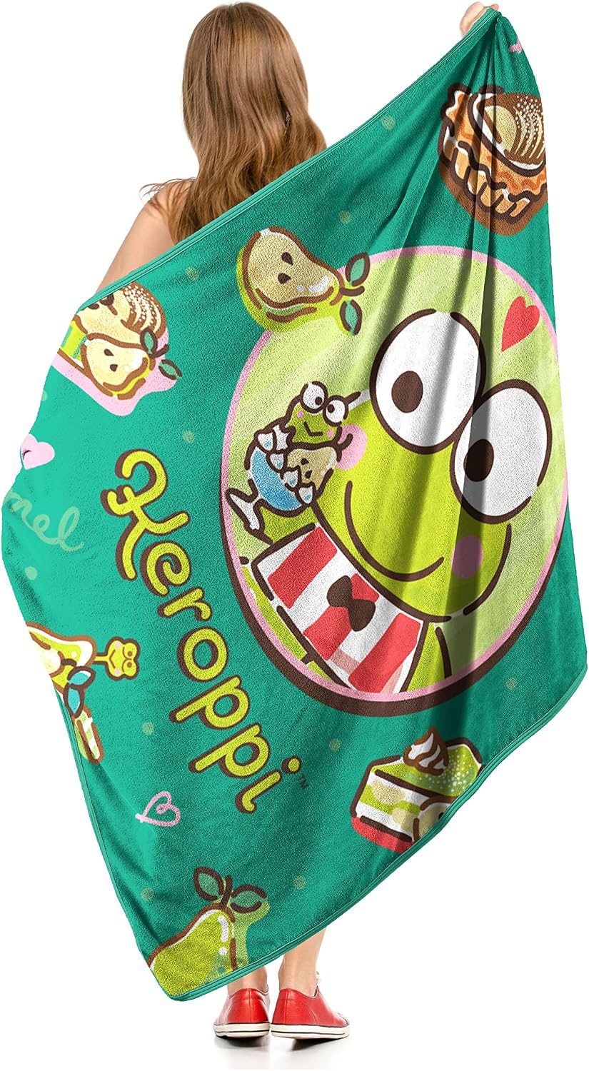 Northwest My Melody Micro Raschel Throw Blanket, 46" x 60", Pears Please