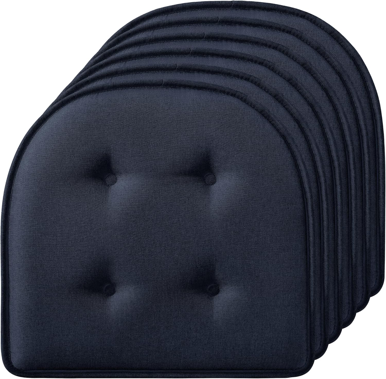 LOVTEX Chair Cushions, 6 Pack NonSlip Kitchen Chair Pads