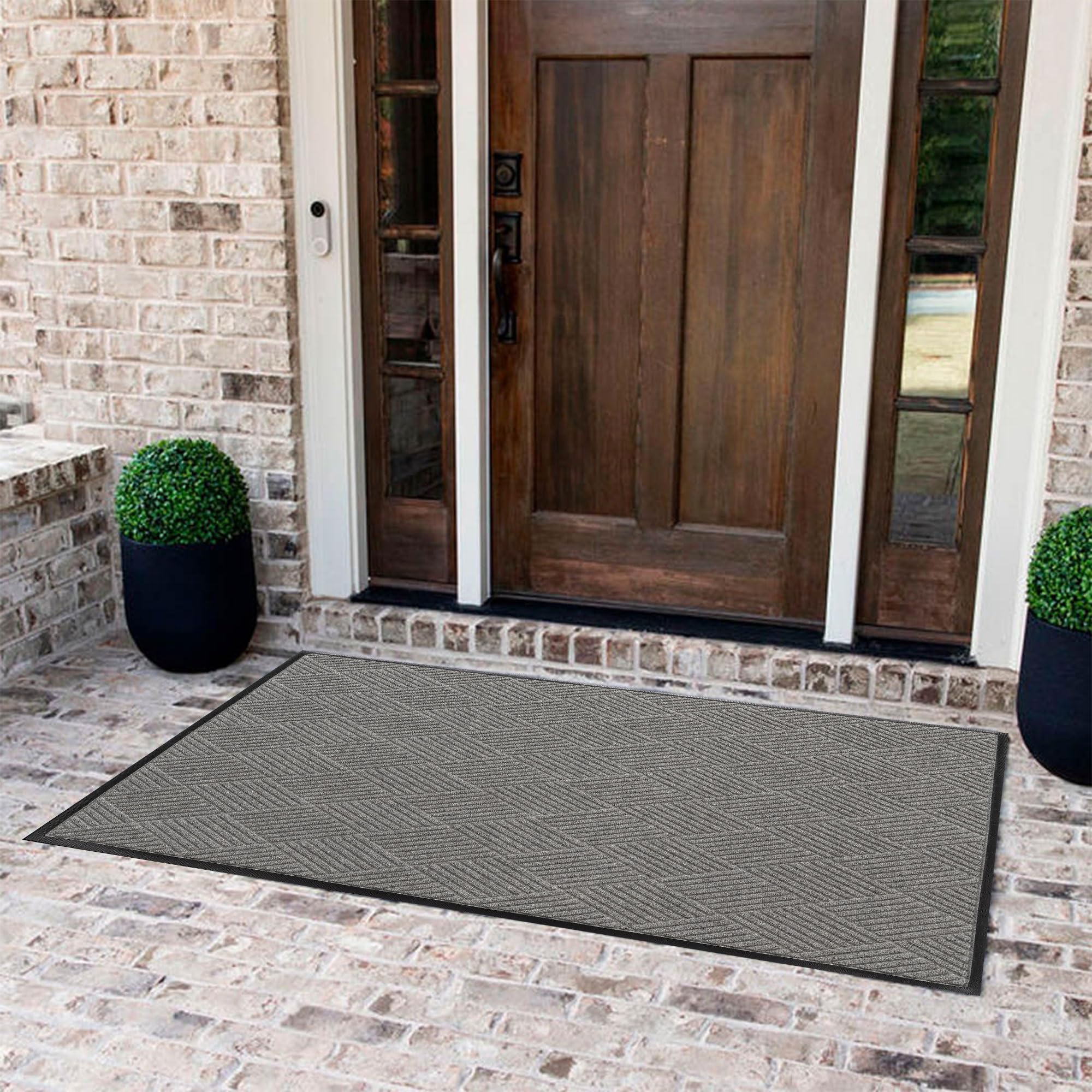 WaterHog Diamonds Front Door Mat - All Weather -2