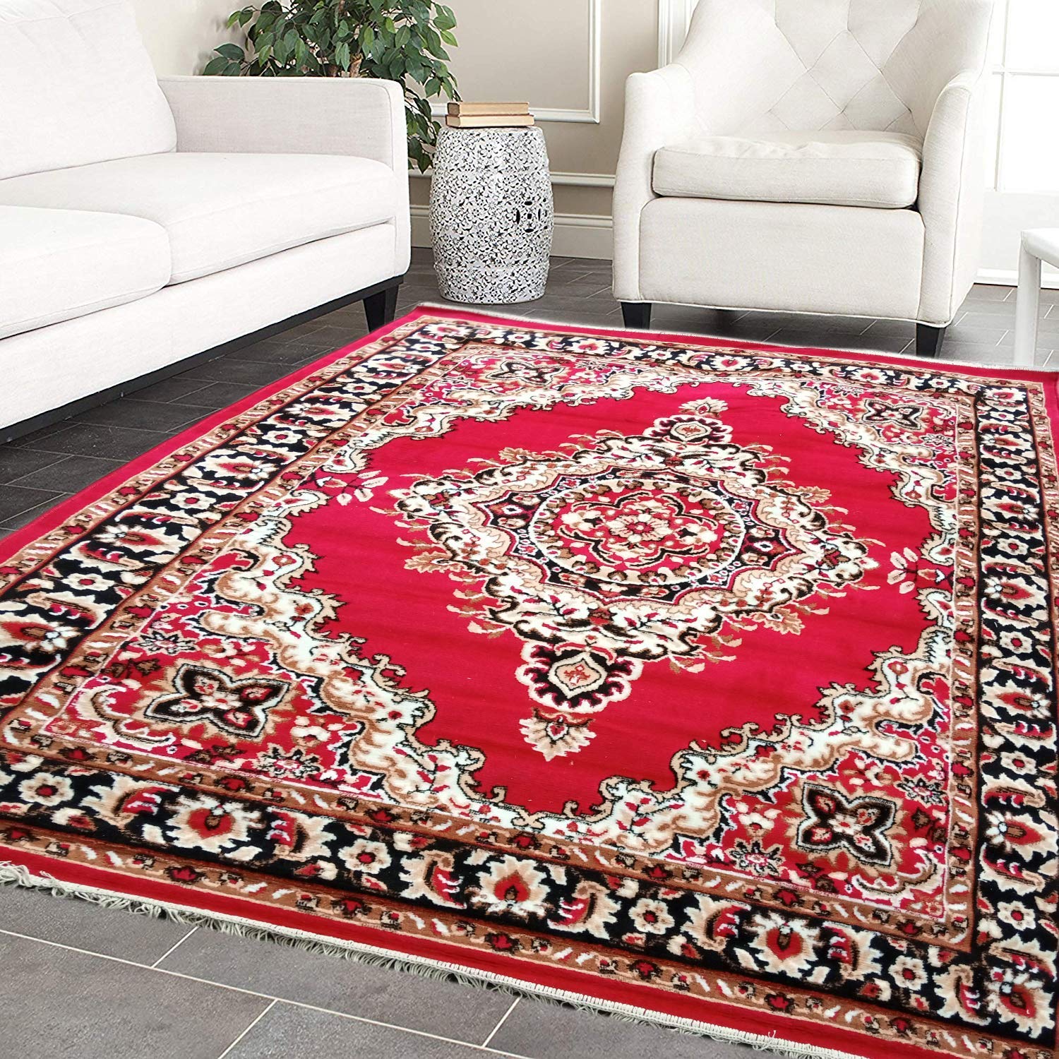 Buy RIDA HANDLOOM Carpet for Living Room 7x10 Feet, Carpet for