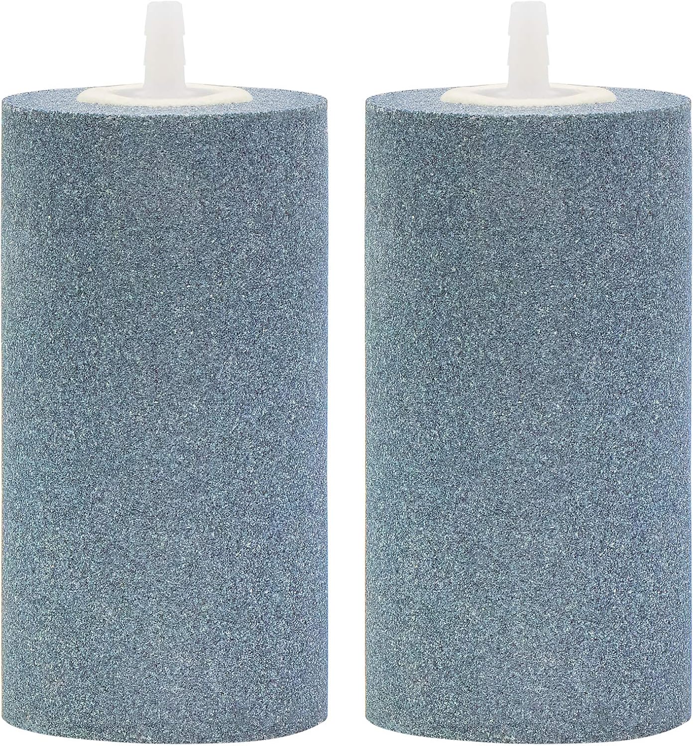 Waycreat 2Pcs 4 X 2-inch Large Air Stones Cylinder for Hydroponic Systems, Ponds, Aquarium, Fish Tank