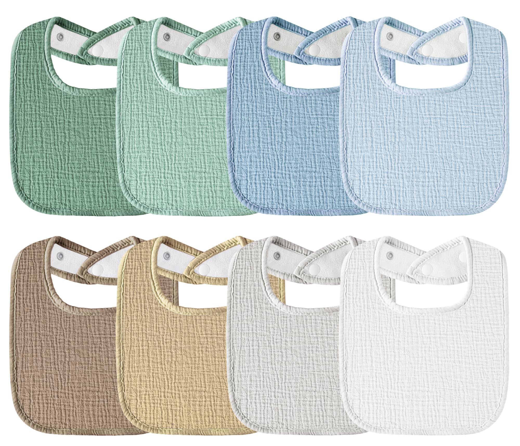 Kewlife gift Lätzchen Baby Musselin Viereckige Baby Halstuch Verstellbare für Junge und Mädchen