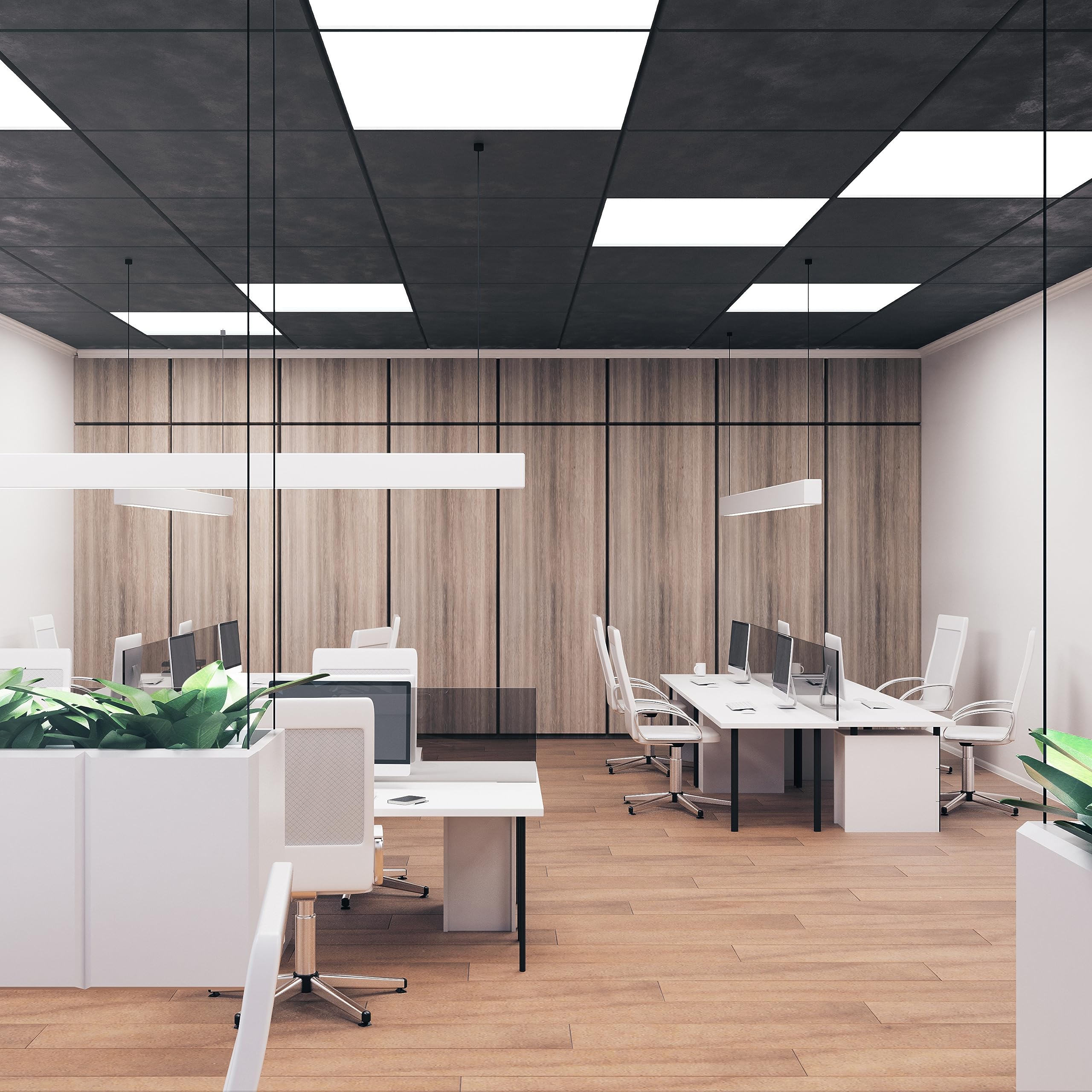 LED Panelleuchte 62x62cm 7000lm 45W 4000K (inkl.Treiber) | Einlegeleuchte, Rasterdeckenleuchte, Neutralweiß, Büroleuchte, Deckenlampe