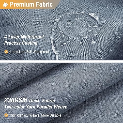 Miniatura 2 de BTTN Cortina de ducha extra larga de 96 pulgadas, juego de cortinas de ducha de tela alta con textura de lino y alta con 12 ganchos de plástico,