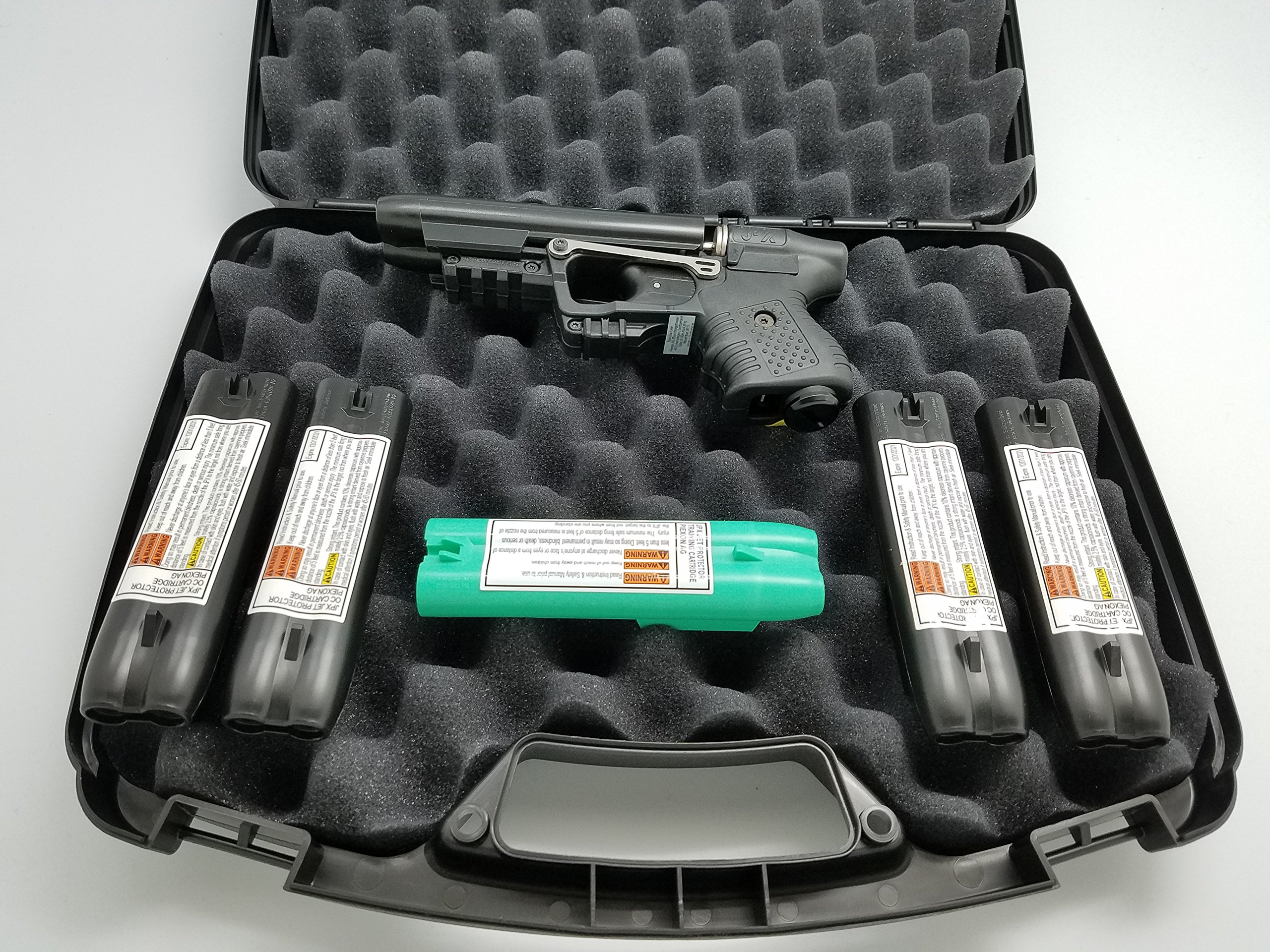 JPX 2 Shot LE School Defense Pepper Spray Gun LED Laser Bundle