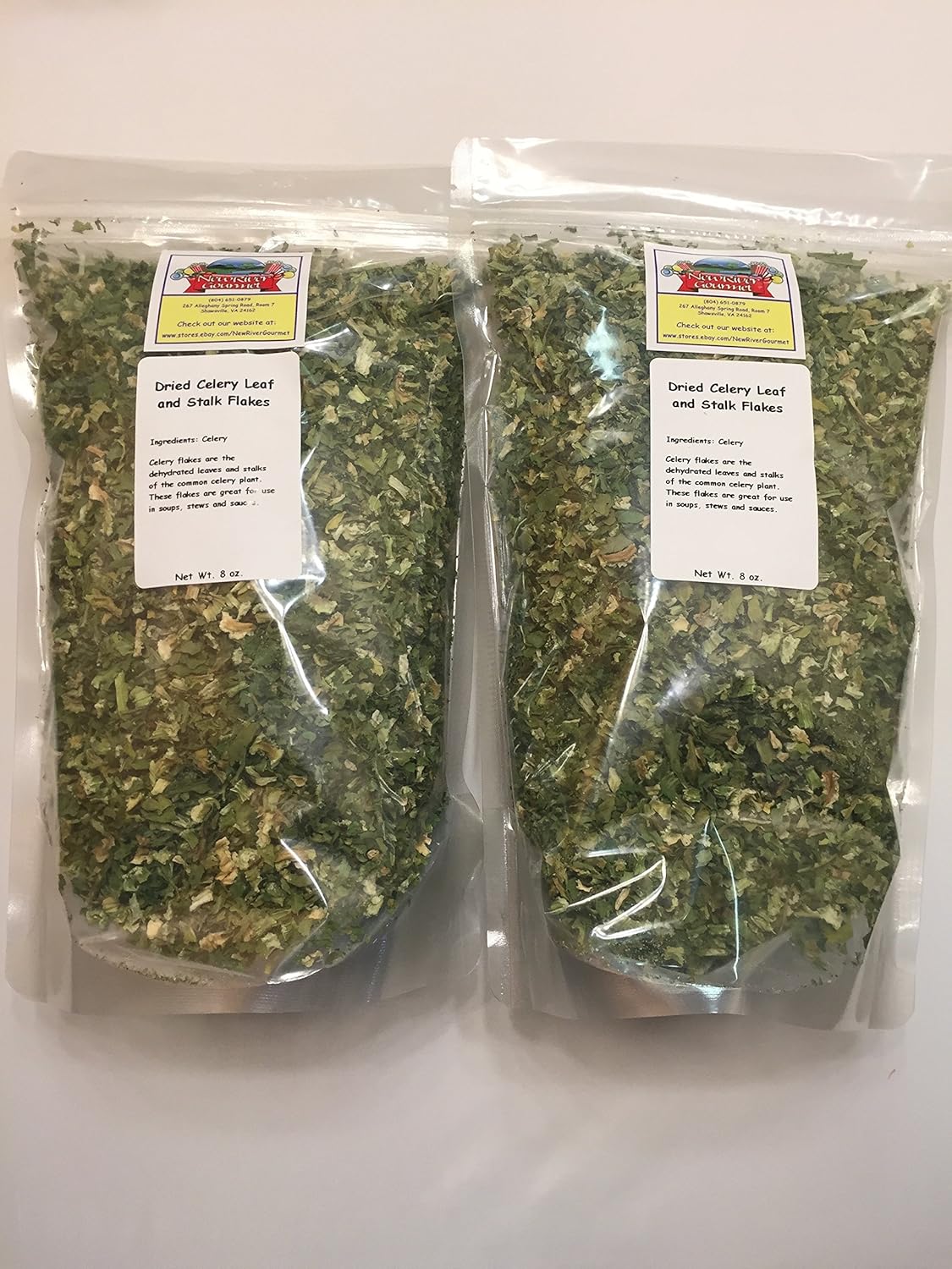 Dried Dehydrated Celery Flakes, Grown in the USA (16