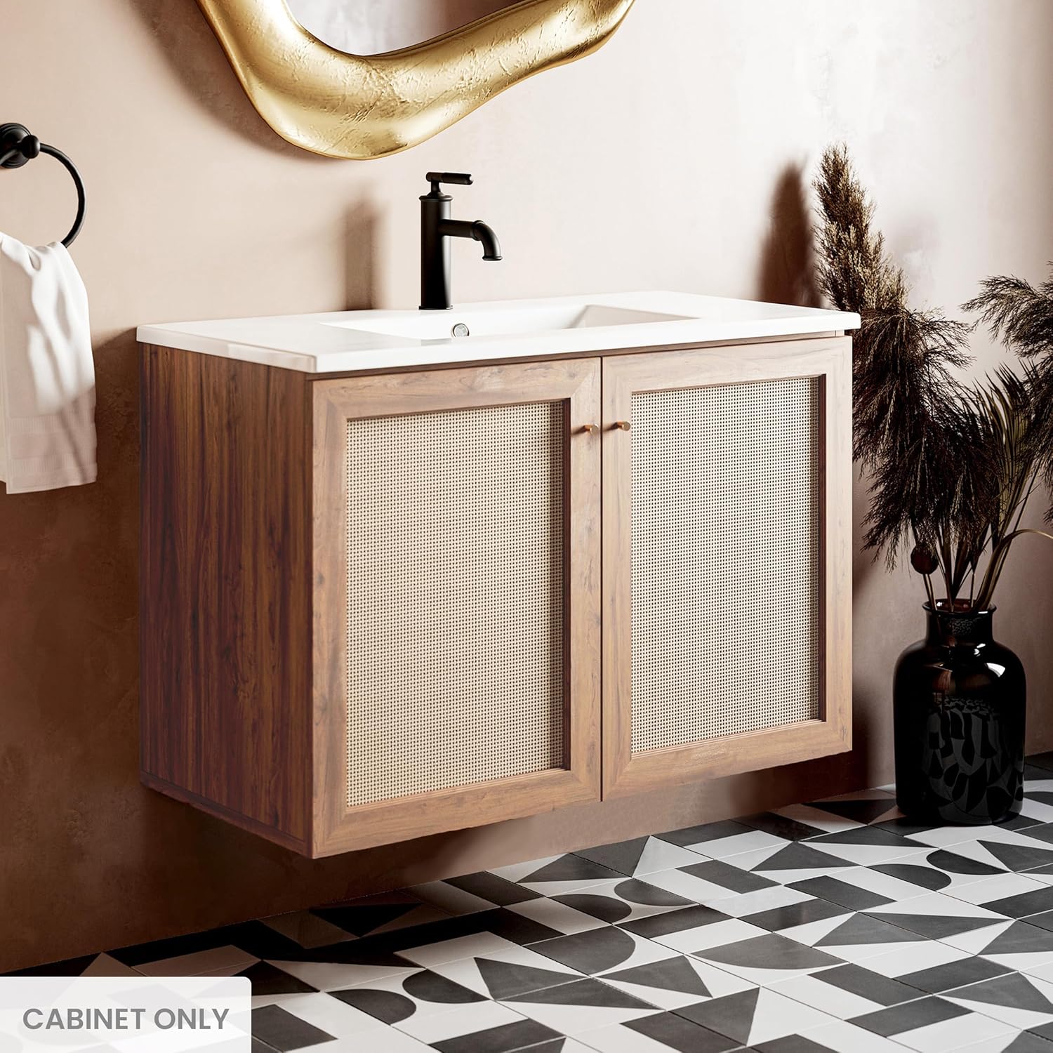 Swiss Madison Classe 36" Wall-Mounted Bathroom Vanity in Oak-Cabinet Only