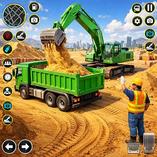 Town Builder City Construction Simulator 3D - Heavy Sand Excavator Snow Plow Games - Ultimate Crane Driving Adventure 2025