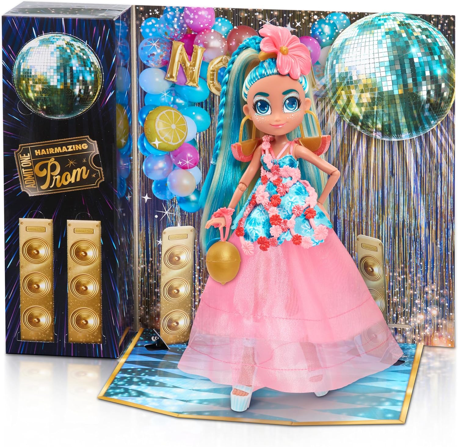 Hairdorables Hairmazing Prom Perfect Fashion Dolls, Noah, Blue and Blonde Hair, Six Surpises Inside, Kids Toys for Ages 3 Up by Just Play