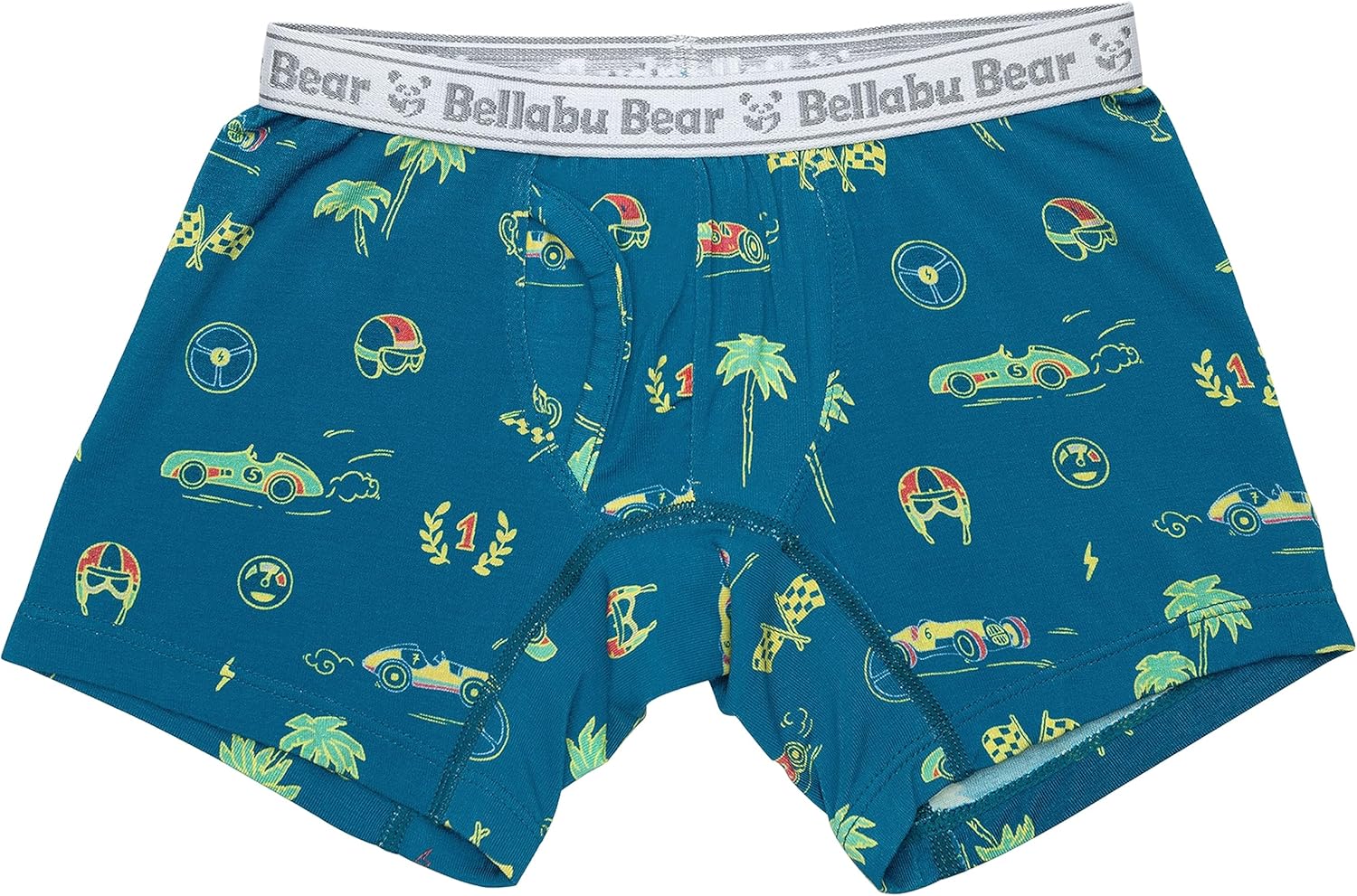 Bellabu Bear Boy's Rayon from Bamboo Boxer Brief Underwear, 3-Pack - Image 3