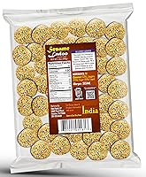 Vista 2 de Rani Sesame Ladoo (caramelo frágil de sésamo redondo) 14 oz (400 g) ~ Todo natural Vegano Sin colores Apto para gluten Kosher Origen indio