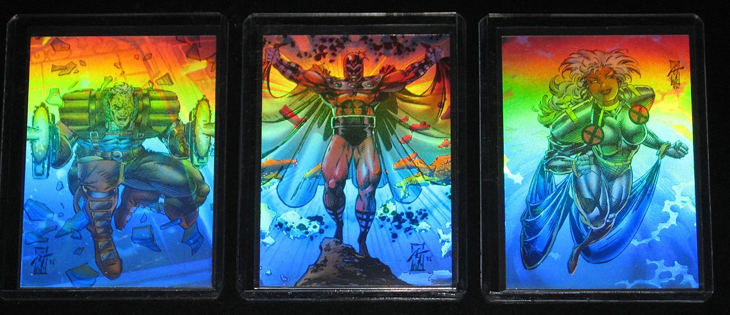 SkyBox 1993 X-Men Series II Hologram Insert Set of 3 Cards NM/M Marvel