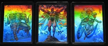 SkyBox 1993 X-Men Series II Hologram Insert Set of 3 Cards NM/M Marvel