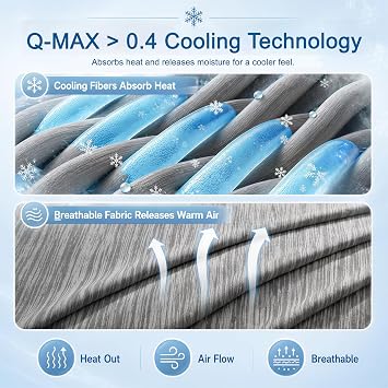 Cooling Blanket for Hot Sleepers - Lightweight Breathable Cool Cold Blanket - Keep Cool for Night Sweats, Soft Thin Ice Throw Blankets for Bed Couch Sofa, (Dark Gray, 50x70)