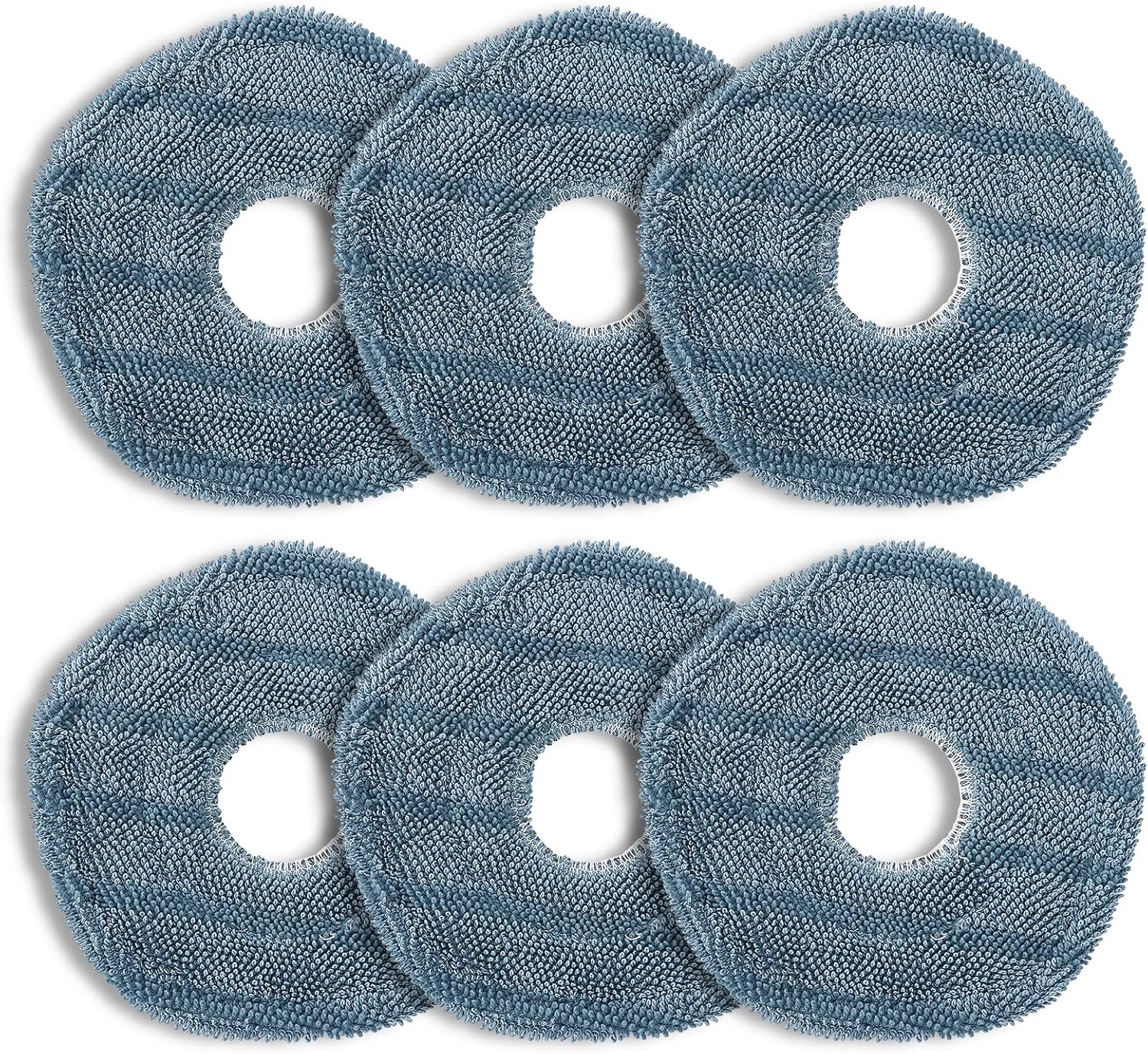 6 Pack eufy Mop Pads fit for eufy X10 Pro Omni Robot Vacuum Accessories,Replacement Parts Washing Mopping Pad Replacement Mop Pads