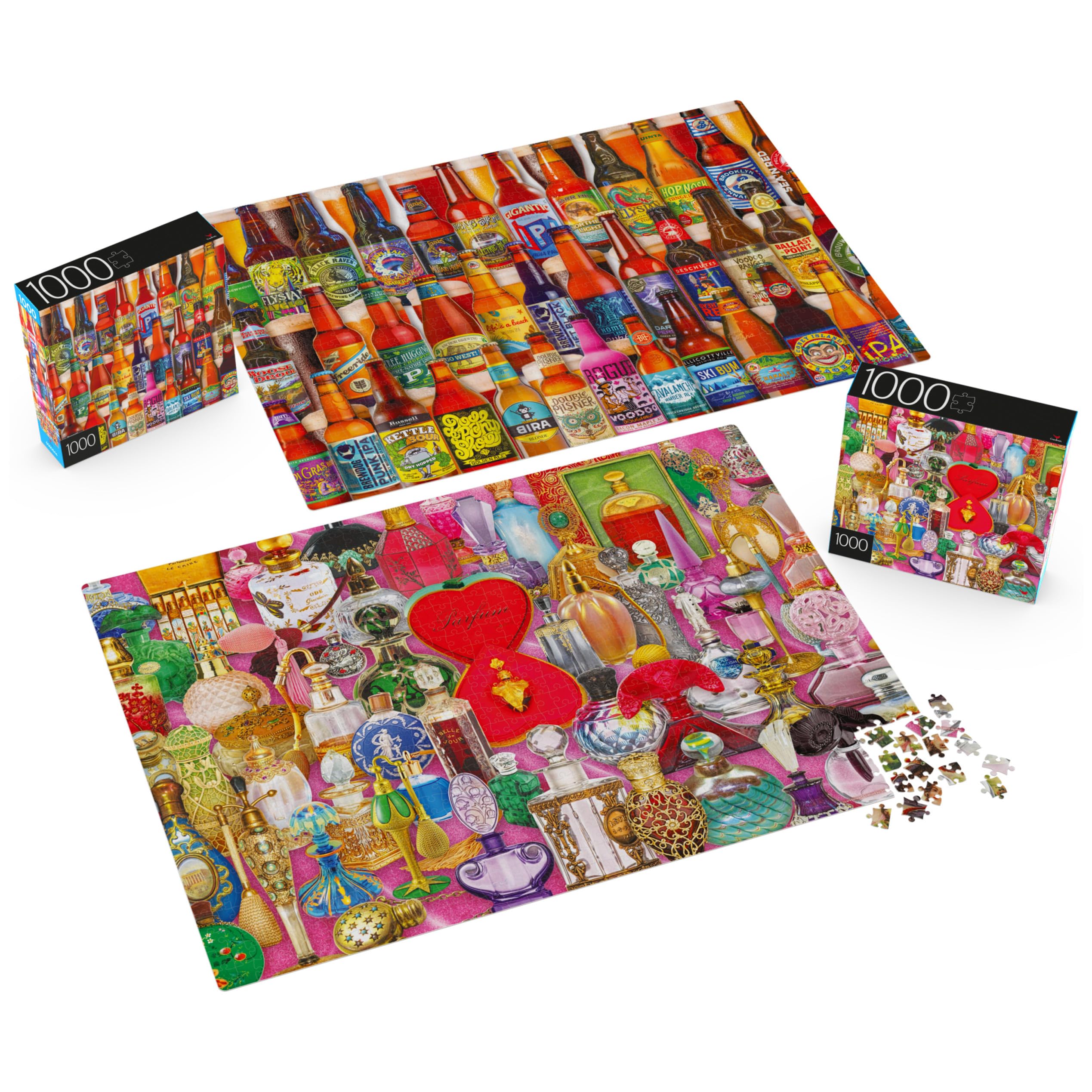 Amazon.com: 2-Pack of 1000-Piece Jigsaw Puzzles, for Adults