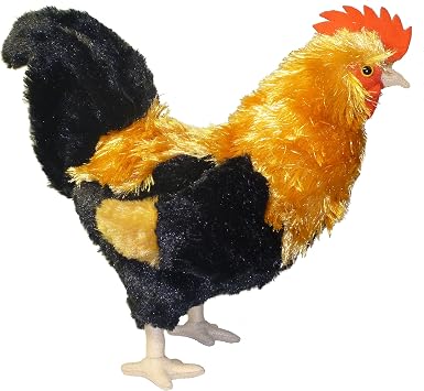 Adore 14" Standing Valiant the Rooster Chicken Plush Stuffed Animal Toy