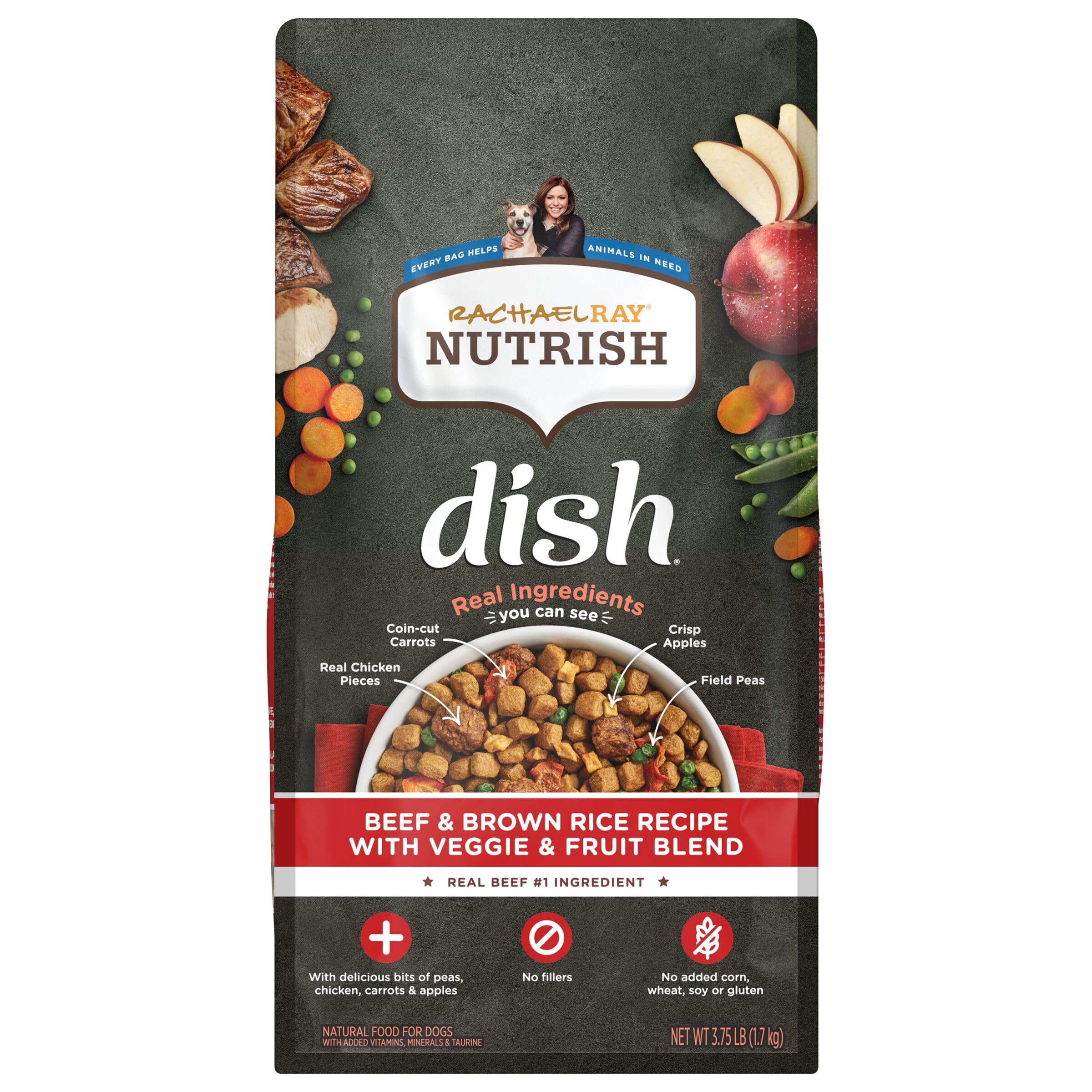 Rachael Ray Nutrish Dish Beef & Brown Rice Dry Dog Food Review