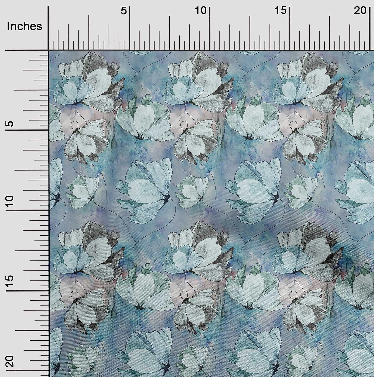 oneOone Cotton Jersey Light Pink Fabric Flower Sewing Fabric by The Yard Printed DIY Clothing Sewing Supplies 58 Inch Wide-CH9