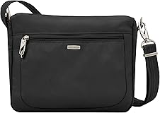 [40% off] Travelon Anti-Theft Classic Small E/W Crossbody Travel Totes, Black