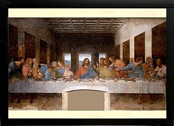 『最後の晩餐』 レオナルド・ダ・ヴィンチ 立体複製名画 額装付 最後の晩餐』 レオナルド・ダ・ヴィンチ 立体複製名画 額装付