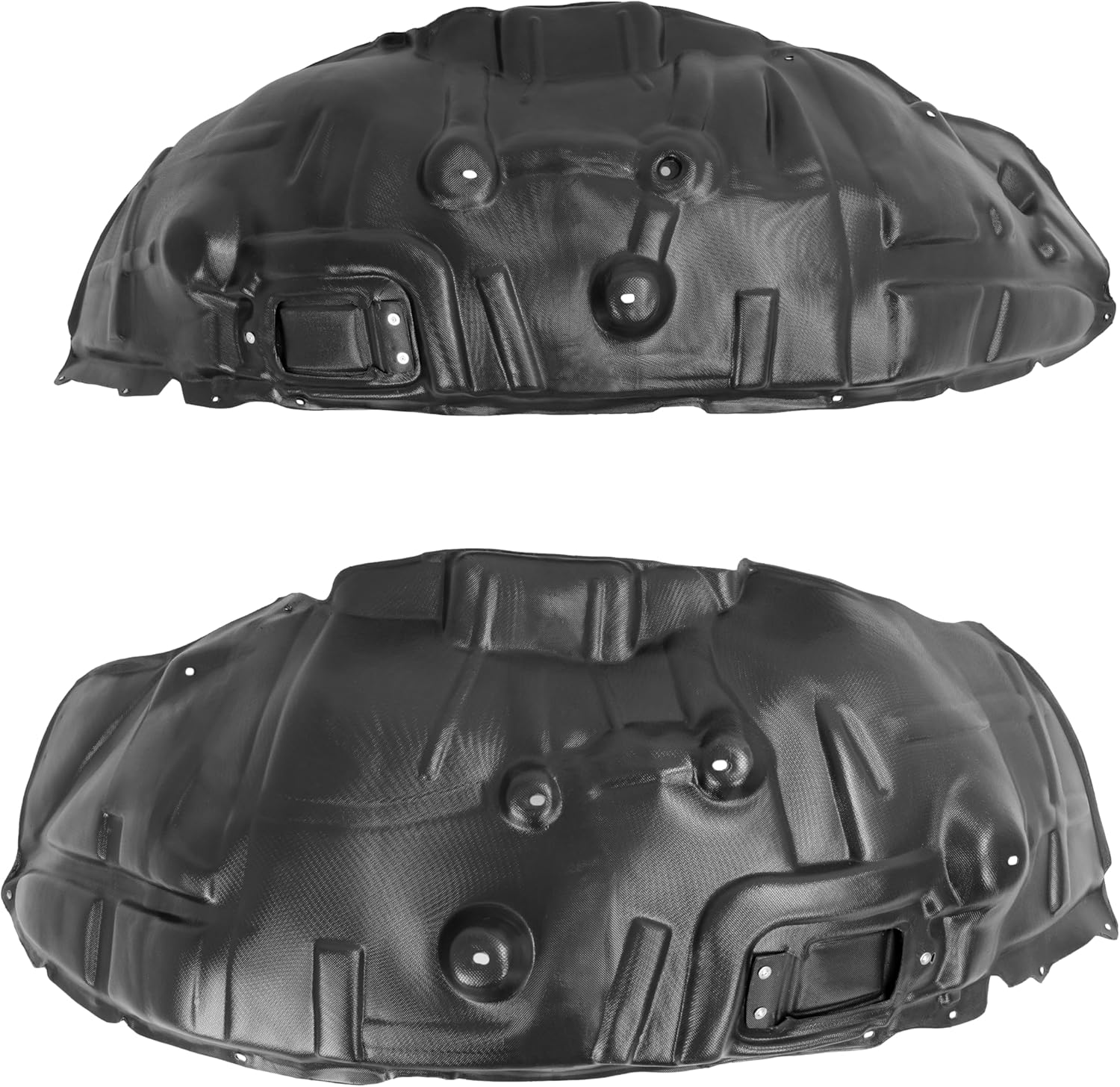 ALMULOO Front Fender Liner Inner Panel Compatible with 2009-2024 Dodge Ram 1500 Classic, Replacement for CH1249152 CH1248152 68110686AE 68110687AE, Driver & Passenger Side Pair