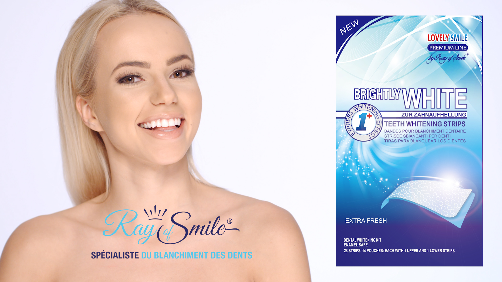 Kit Blanchiment Dentaire 42 Bandes - Professionnel, Sourire Blanc, Neuf
