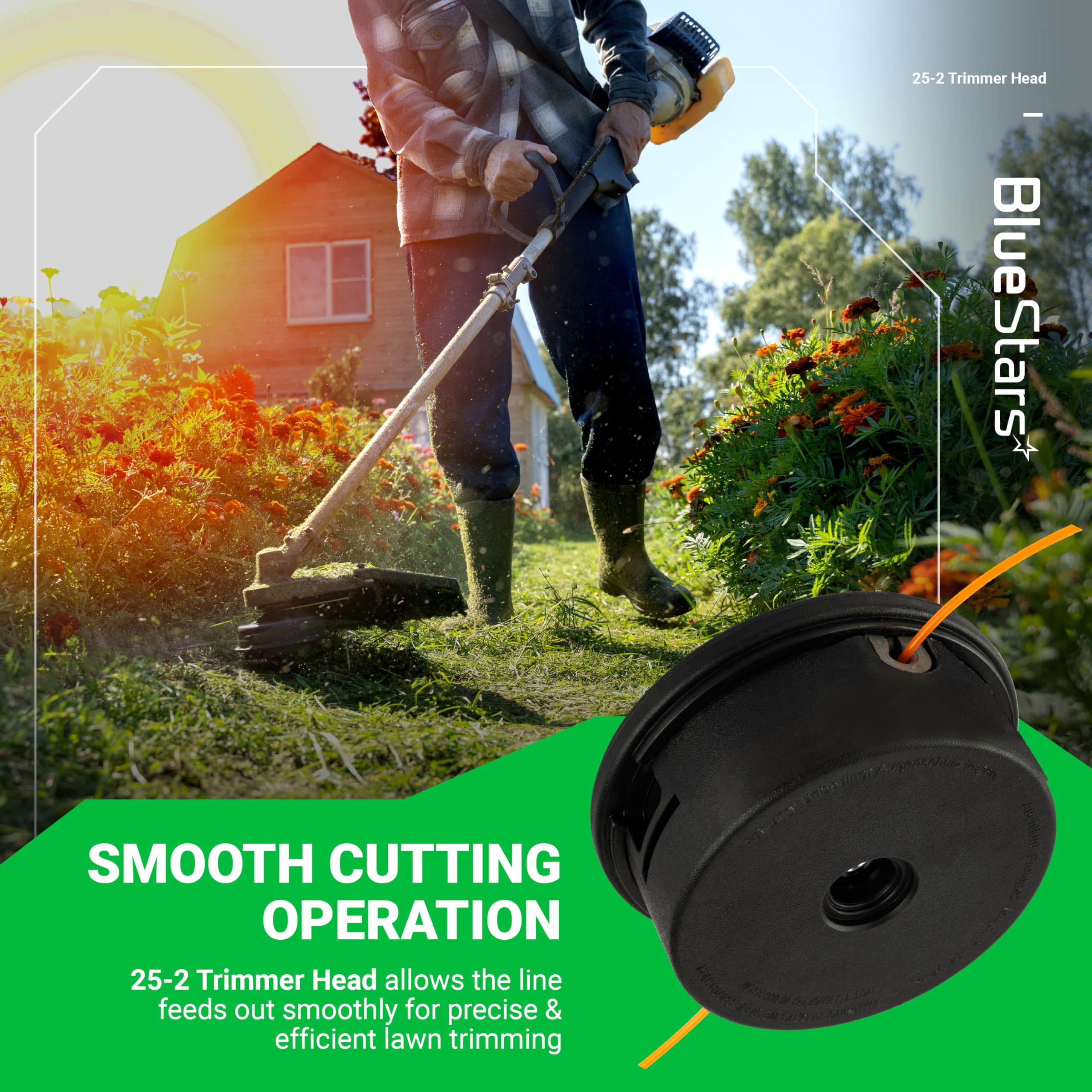 Amazon.com: BlueStars 2 Pcs 25-2 Trimmer Head 4002 710 2191