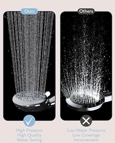 Miniatura 7 de Veken Cabezal de ducha filtrado con mano, filtración multicapa para limpieza purificada, flujo de agua de alta presión y múltiples modos de