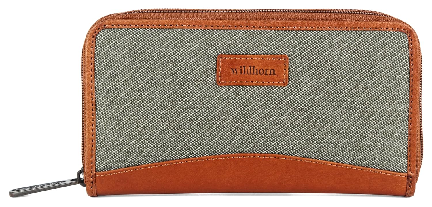 WildHorn Women’s Canvas Wallet Clutch – Stylish, Spacious I Zip Around Wallet for Travel, to Hold Cards, Phone, Cash (Olive) WildHorn Women’s Canvas Wallet Clutch – Stylish, Spacious I Zip Around Wallet for Travel, to Hold Cards, Phone, Cash (Olive)