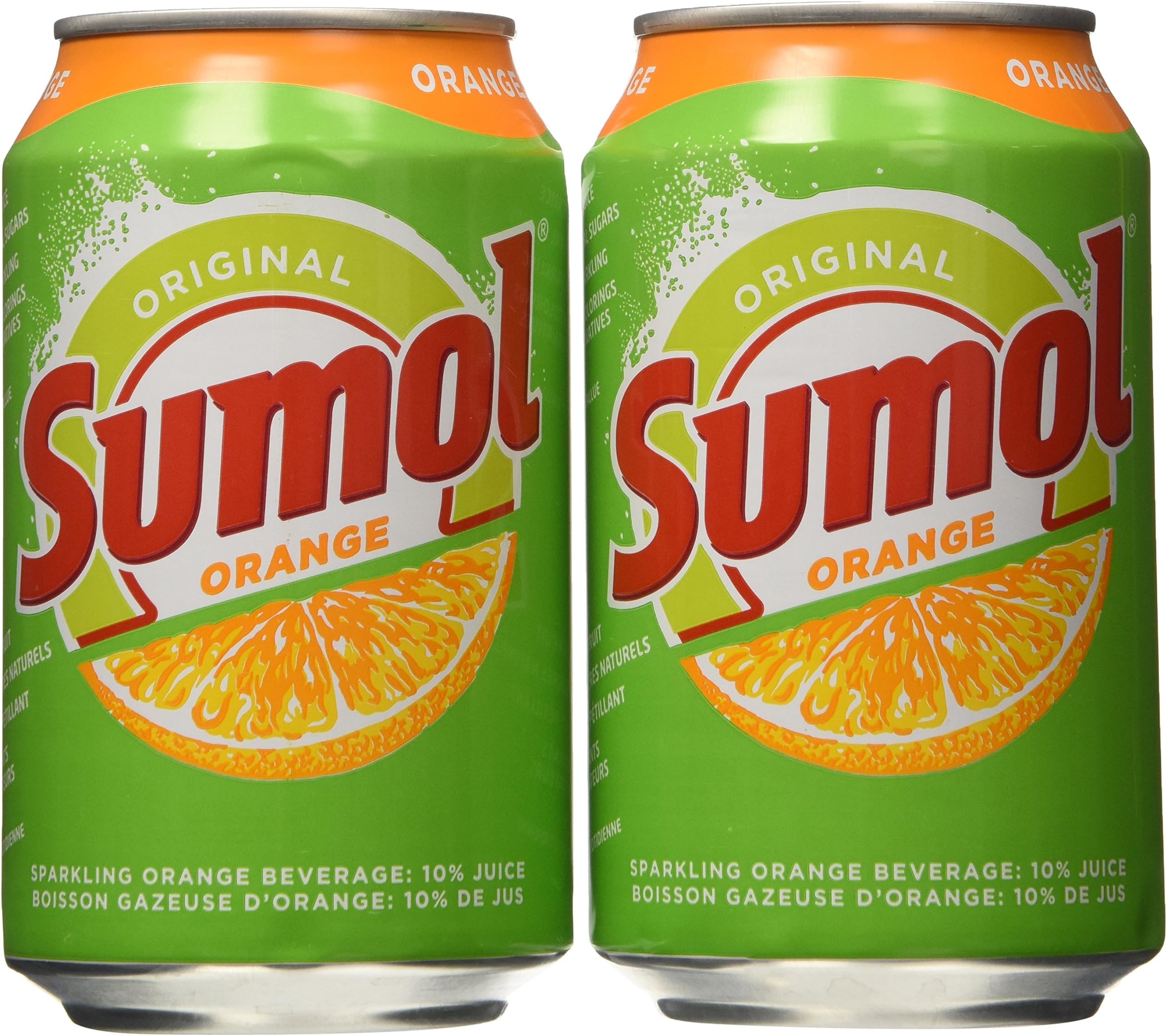 Sumol Orange Laranja Soda Portugal 11.15 oz Cans 6 Pack